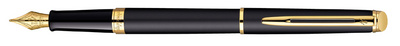 WATERMAN Stylo plume Hémisphère, Mat Noir G.T.