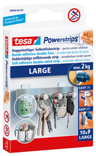 tesa Powerstrips LARGE, fixe des objets jusqu'à 2,0 kg
