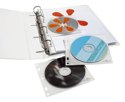 DURABLE Pochette CD-/DVD COVER FILE, PP, transparent