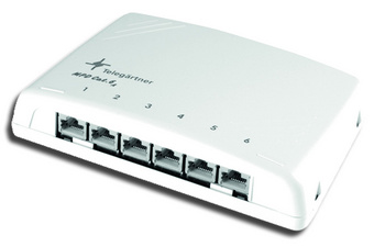 Telegärtner Répartiteur patch modulaire Cat.6A, 12 x RJ45,