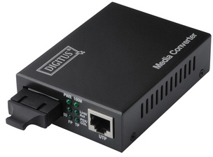 DIGITUS convertisseur média Fast Ethernet, SC/RJ45,multimode