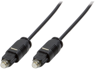 LogiLink Câble audio, Toslink mâle Toslink mâle, 1 m