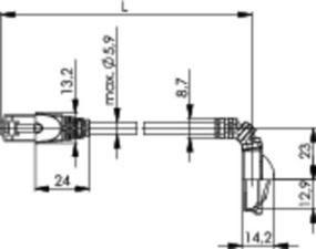 Telegärtner câble réseau, cat.6A (profond), S/FTP, 1 m,