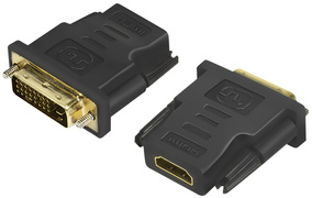 LogiLink Adaptateur HDMI femelle - DVI-D 24+1 mâle, noir