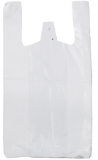 dm-folien Sac en plastique, en bloc, en HDPE, blanc