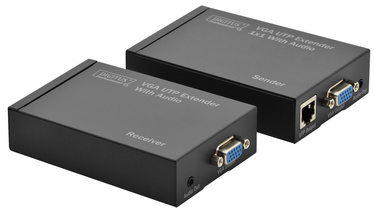 DIGITUS kit extenseur VGA-UTP via cat.5, portée: 300 m,
