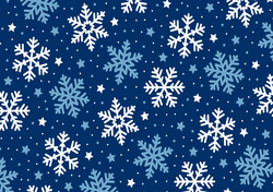 SUSY CARD Papier cadeau de Noël "flocons de neige"