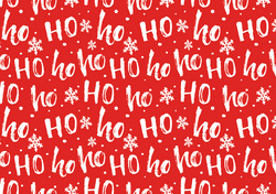SUSY CARD Papier cadeau de Noël "Ho Ho Ho"