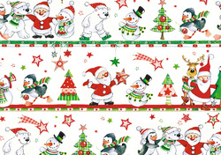 SUSY CARD Papier cadeau de Noël "étoiles"