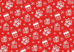 SUSY CARD Papier cadeau de Noël "Cadeau rouge"