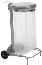 CEP Support mobile pour sac poubelle ROSSIGNOL, 110 litres
