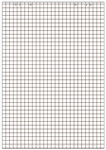LANDRÉ Bloc paperboard, 20 feuilles, quadrillé, à plat