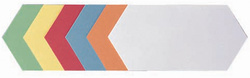 FRANKEN Carte de présentation, oval, auto-collant