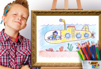 BIC KIDS Crayons de couleur Evolution ecolutions, pacuet de
