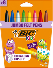 BIC KIDS Feutre Visacolor XL ecolutions, étui carton de 12