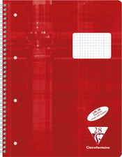 Clairefontaine Cahier spiralé, A4, uni, 160 pages
