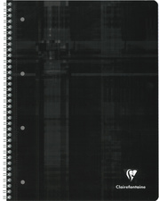 Clairefontaine Cahier spiralé, A4, ligné avec marge