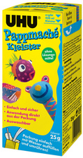 UHU Colle pour papier mâché, sans solvant, en poudre, 25 g