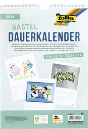 folia Calendrier mural créatif, A4, blanc