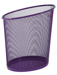 ALBA Corbeille à papier "MESHCORB", fil d'acier, 18 L, prune