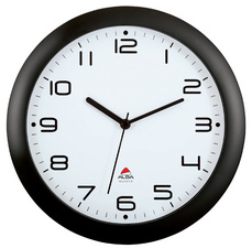 ALBA Horloge murale "HORNEW", montre à quartz, noir