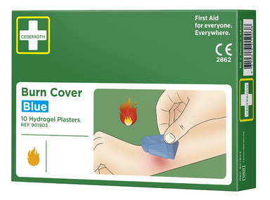 CEDERROTH Compresse pour brulures "Burn Cover", 74 x 45 mm