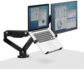 Fellowes Plateau pour notebook sur bras de moniteur, noir