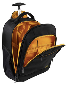 EXACOMPTA Sac à dos trolley EXABUSINESS, polyester, noir