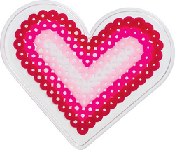 folia Set de perles à repasser LOVE - coeur