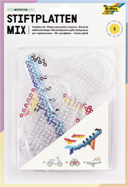 folia Plaques pour perles à repasser VEHICULES, assorti