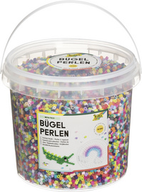 folia Perles à repasser, 30.000 pièces, en seau, assorti