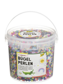 folia Perles à repasser, 12.000 pièces, en seau, assorti