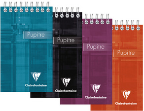 Clairefontaine Bloc spiralé, 85 x 140 mm, quadrillé 5/5