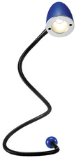 Hansa Lampe à LED USB Snake, bleu nuit