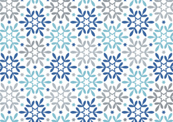 SUSY CARD Papier cadeau de Noël "flocons de neige"