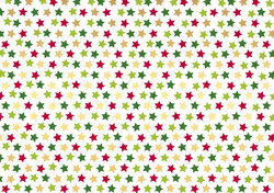 SUSY CARD Papier cadeau de Noël "étoiles multicolores"