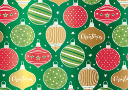 SUSY CARD Papier cadeau de Noël "Christmas decoration"