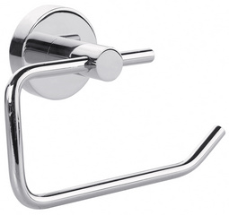 tesa Porte-papier WC, chromé, avec colle