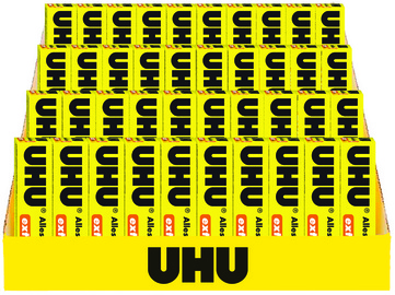 UHU Colle multi-usage extra, avec solvant, 31 g, présentoir