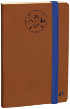 QUO VADIS Agenda Horizontal 15 SD, 2026/2027, noisette