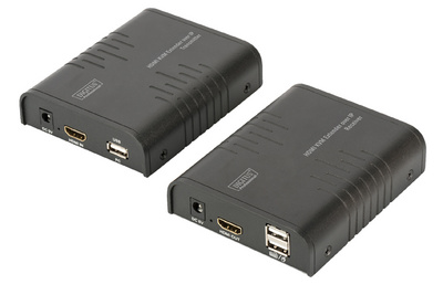 DIGITUS Amplificateur HDMI KVM, Local + Remote, 120 m