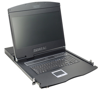 DIGITUS 19" Modulare Konsole, mit KVM-Switch 16-Port