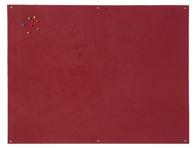 Bi-Office Tableau en feutre 1.200 x 900 mm, bordeaux