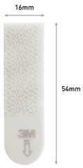 3M Command Languettes accroche-tableaux, taille: S, noir