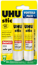 UHU Bâton de colle stic, blister 2 x 21 g Pack promo