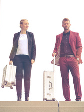 ALUMAXX Business Valise à roulettes GEMINI, argent