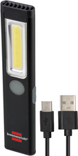 brennenstuhl Lampe de poche LED rechargeable PL 200 AC, noir