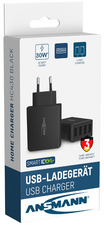 ANSMANN Chargeur USB Home Charger HC430, 4x port USB, blanc