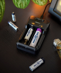 ANSMANN Chargeur "Lithium 2", pour batteries NiMH & Li-Ion