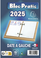 QUO VADIS - 1 Calendrier de Banque Bleu - Année 2024-55x40,5 cm carton  rigide : : Fournitures de bureau